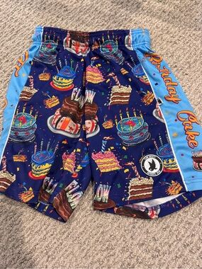 Flow Society Birthday Cake Print Shorts